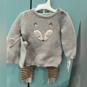 NWT 🏷️ Carters Baby Boy 3 piece Set Cute Fox